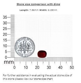 Ruby Oval GIA Certified Untreated 2.02  cts.