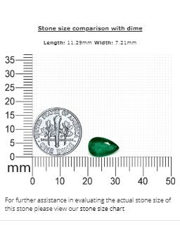 2.08 cts. Emerald Pear