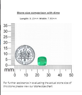 2.39 cts. Emerald Cushion