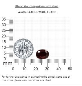 Ruby Cushion GIA Certified Untreated 3.10  cts.