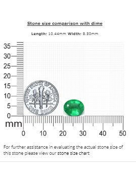 2.66 cts. Emerald Oval