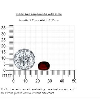 Ruby Oval GIA Certified Untreated 3.02 cts