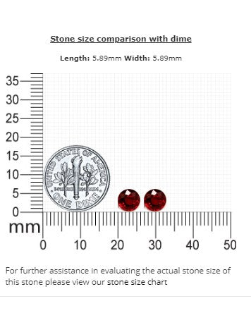 Ruby Round Matched Pair GIA Certified  2.13 cttw.