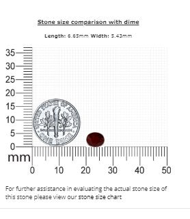 Ruby Oval Untreated  0.98 cts.