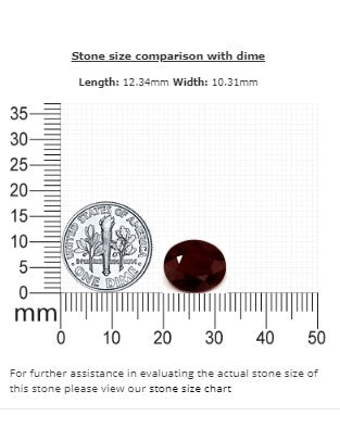 5.95 cts. Ruby Oval  GIA Certified