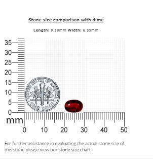 Ruby Oval GIA Certified Untreated 2.03cts.