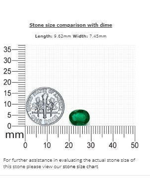 Emerald Oval  GIA  Certified 2.37 cts.