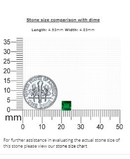 0.58 cts. Emerald Square