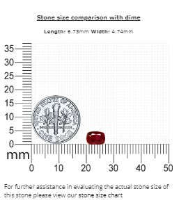 Ruby Cushion GIA Certified  Untreated 1.26 cts.