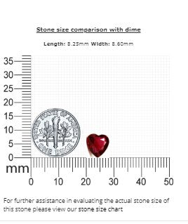 Ruby Heart GIA Certified Untreated 2.45cts.