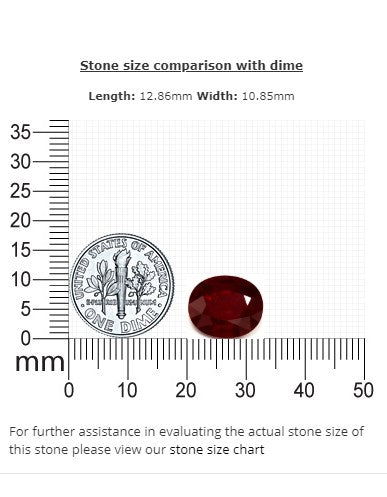 Ruby Oval Composite 7.25 cts.