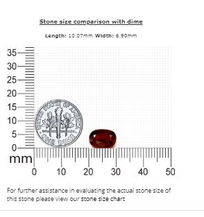 Ruby Oval GIA Certified Untreated 3.06  cts.