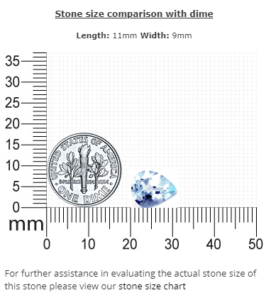 AQUAMARINE  Pear 2.29 cts.