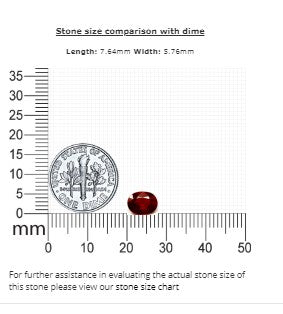 Ruby Oval GIA Certified Untreated  1.53 cts.