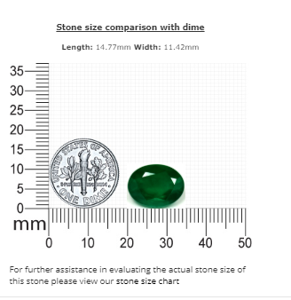 8.74 cts. Emerald Oval GIA Certified Untreated