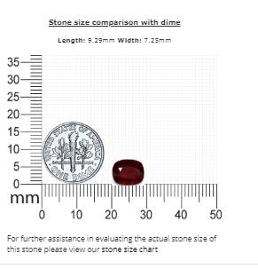Ruby Cushion GIA Certified  Untreated 2.52 cts.