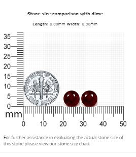 Ruby Round Matched Pair GIA Certified  5.17 cttw.