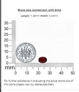 Ruby Oval GIA  Certified Untreated 1.13 cts.