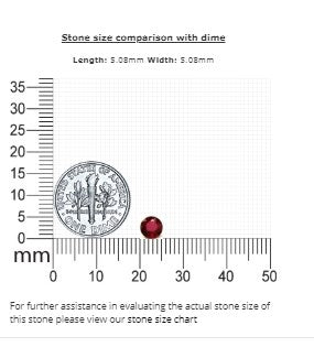 Ruby Round  Untreated 0.55 cts.