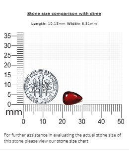 Ruby Pear  GIA Certified Untreated 2.03  cts.