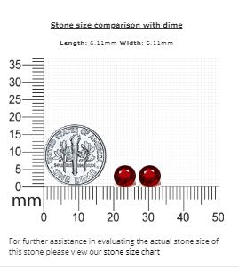 Ruby Round Matched Pair GIA Certified 2.26  cttw.