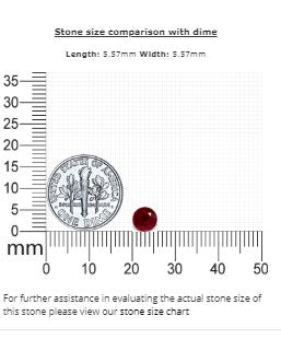 Ruby Round  GIA Certified 0.82 cts.