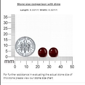 Ruby Round Matched Pair GIA  Certified 5.96 cttw.