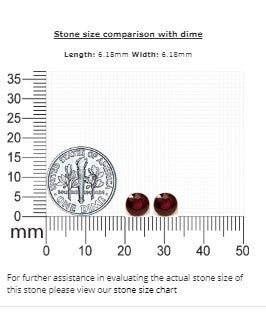 Ruby Round Matched Pair GIA Certified 2.52  cttw.