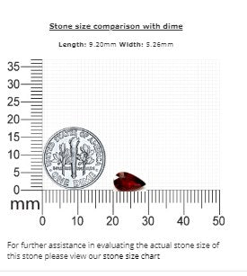 Ruby Pear GIA Certified Untreated  1.51 cts.
