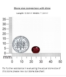 Ruby  Oval GIA Certified 2.65 cts.