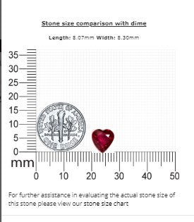 Ruby Heart  GIA Certified Untreated  2.03 cts.