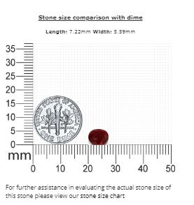 Ruby Oval  GIA Certified 1.55 cts.