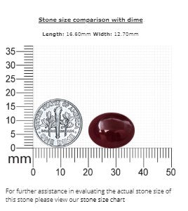 Ruby Cabochon GIA Certified Untreated 18.55  cts.