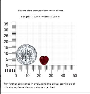 Ruby Heart GIA  Certified 2.04 cts.