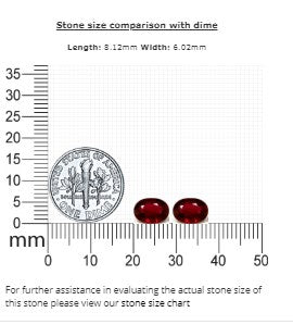 Ruby Oval Matched Pair GIA Certified  2.70 cttw.
