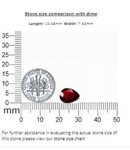 Ruby Pear GIA Certified  2.12 cts.