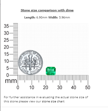 1.38 cts. Emerald Cut Emerald