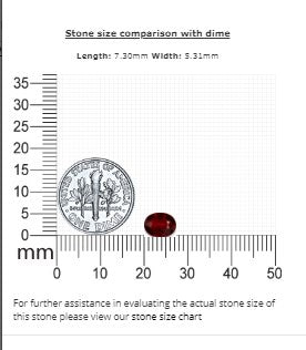 Ruby Oval  GIA Certified  Untreated 1.17 cts.