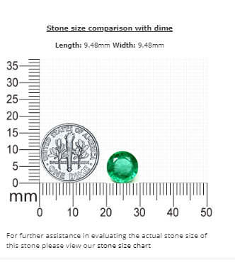 Copy of  3.36 cts. Emerald Round GIA Certified