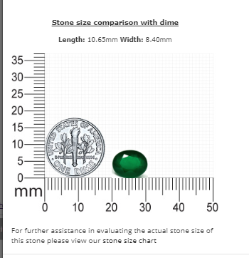 3.03 cts. Emerald Oval GIA Certified