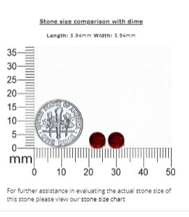 Ruby Round Matched Pair  GIA Certified 2.21 cttw.