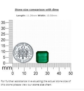 5.96 cts. Emerald Cut Emerald GIA Certified Untreated