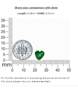1.95 cts. Emerald Heart GIA Certified