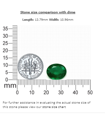 Emerald  Oval GIA Certified 6.00 cts.
