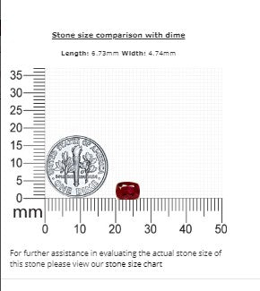 Ruby Cushion GIA  Certified Untreated 1.26 cts.