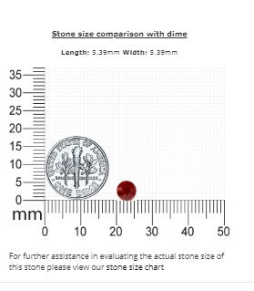 Ruby Round GIA Certified Untreated 0.91 cts.