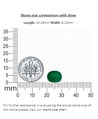 2.46 cts.  Emerald Oval