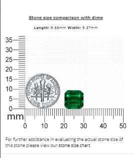 Green Emerald Cut Emerald GIA Certified 5.00 cts.