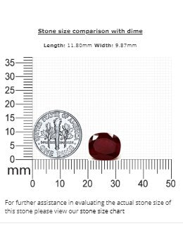 Ruby Cushion GIA Certified  7.53 cts.