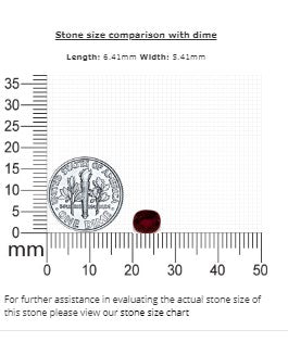 Ruby Cushion  GIA Certified Untreated 1.12 cts.